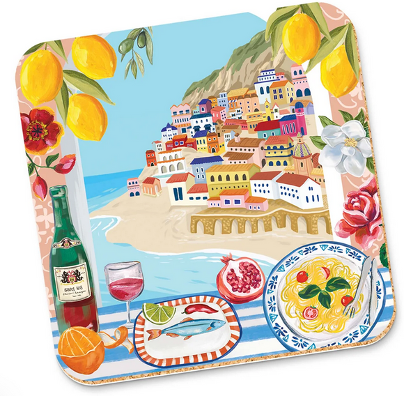 Lala Land Corky Coaster Italian Summer Positano