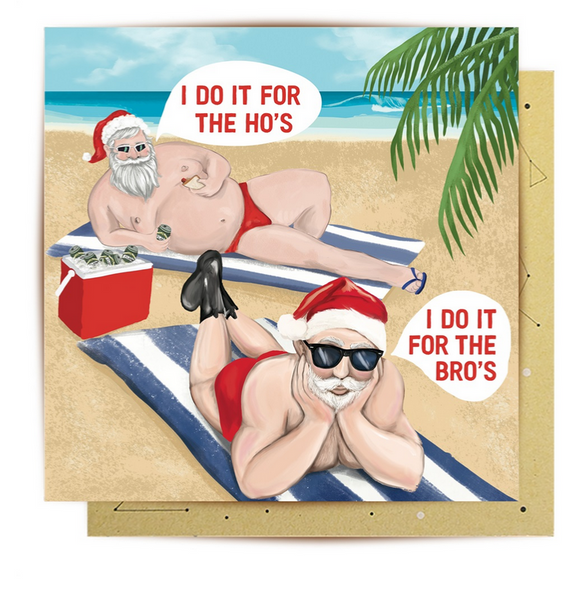 Greeting Card Hos And Bros