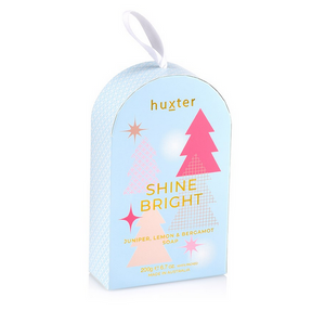 Huxter Hanging Soap Dome - Pale Blue 'Shine Bright'