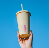 TUMBLD Daily Hydration Insulated Tumbler / Coffee Cup - Sunshine