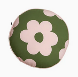 Mosey Me Flowerbed Round Cushion