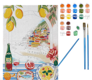 Lala Land Paint By Number Kit Italian Summer Window