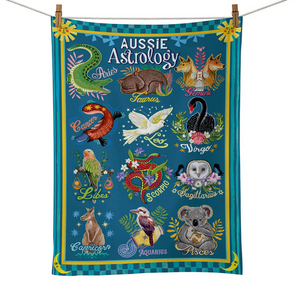 Lala Land  Tea Towel Aussie Astrology