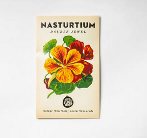 Little Veggie Patch Co. Nasturtium "Double Jewel" Heirloom Seeds