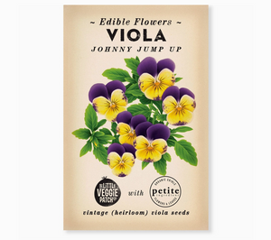 Little Veggie Patch Co. Viola "Johnny Jump Up" Heirloom Seeds