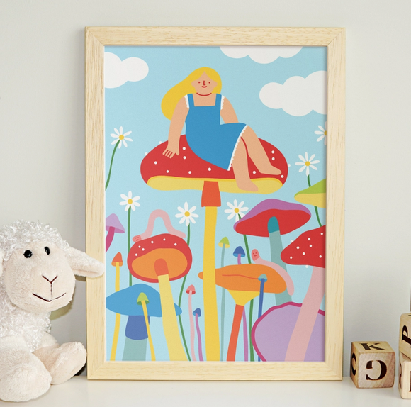 Journey of Something- Kids Paint By Numbers -Mushroom Dreaming