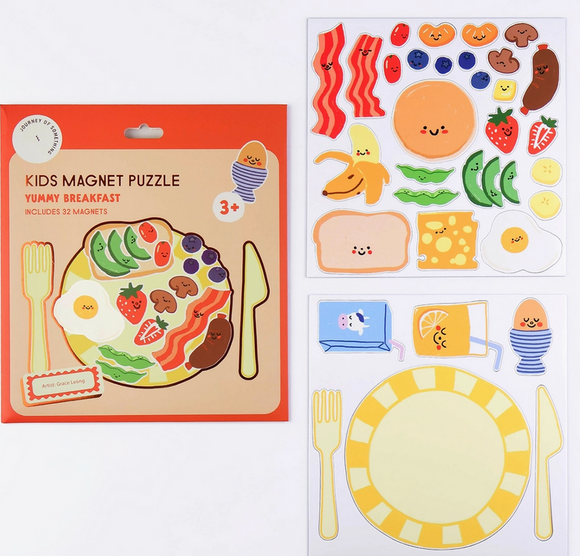 Journey of Something- Kids Magnet Puzzle - Yummy Breakfast