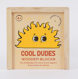 Journey of Something-Cool Dudes Wooden Blocks