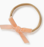 Snuggle Hunny Kids Coral Velvet Bow