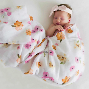 Snuggle Hunny Kids Poppy Organic Muslin Wrap