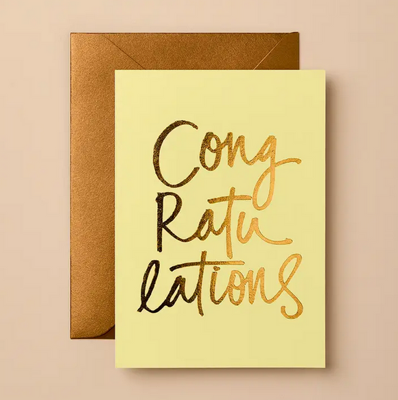 Congratulations (Lemon) Greeting Card