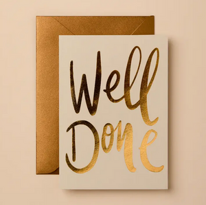 Well Done Greeting Card