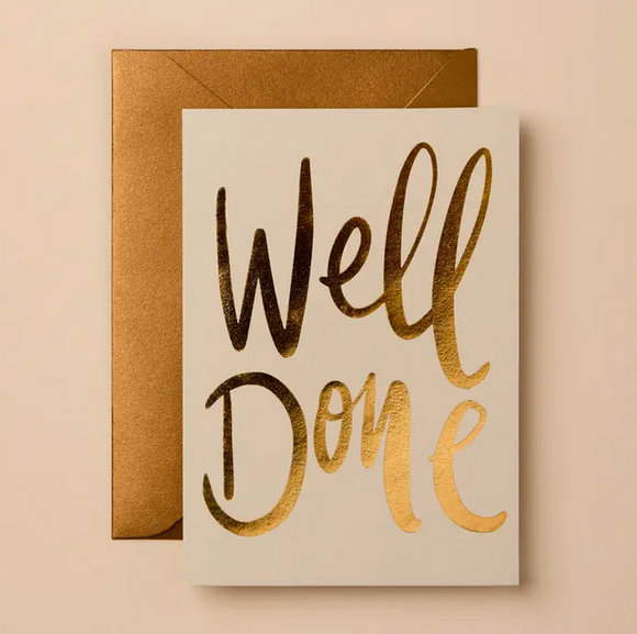 Well Done Greeting Card