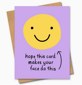 Smiley Face Greeting Card