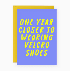 Velcro Shoes Greeting Card