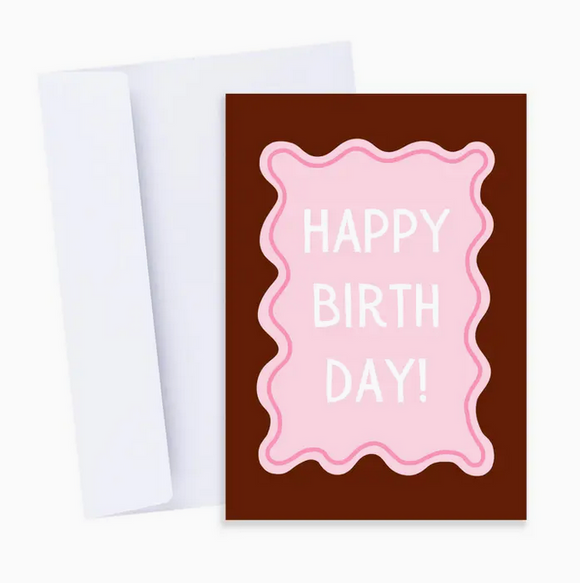 Funky Happy Birthday Greeting Card
