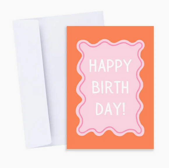 Funky Happy Birthday Greeting Card