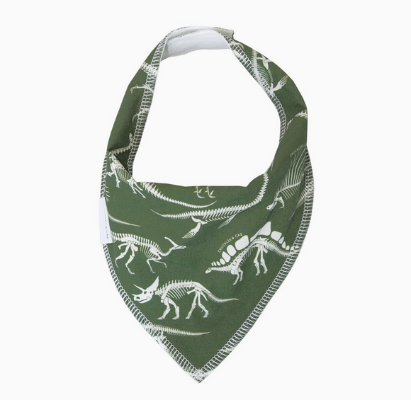 Chuckles & Caz Dinosaur Skeleton Dribble Bib