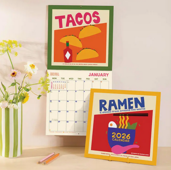 Good Tuesday 2026 Wall Calendar | Food Art Planner