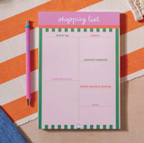 Good Tuesday Weekly Shopping List Pad A5 | Cabana Stripe