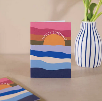 Seascape Birthday Greeting Card