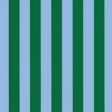 Project 10- Green Blue Stripe Medium Insulated Tote