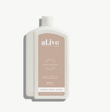 Al.ive 1 L Wash efill - Apricot & Sweet Fig