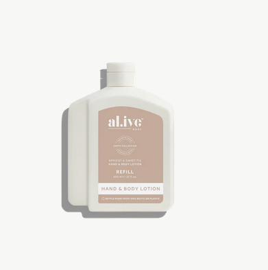 Al.ive 650ml Lotion Refill - Apricot & Sweet Fig