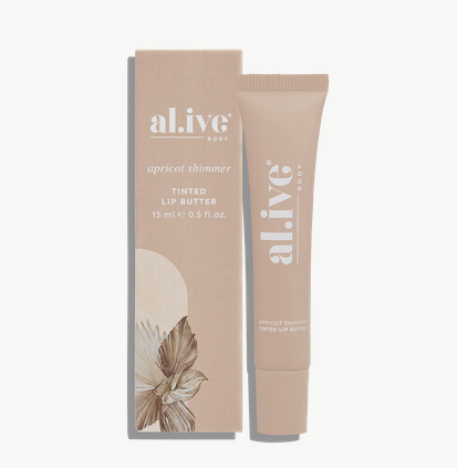 Al.ive 650ml Tinted Lip Butter - Apricot Shimmer