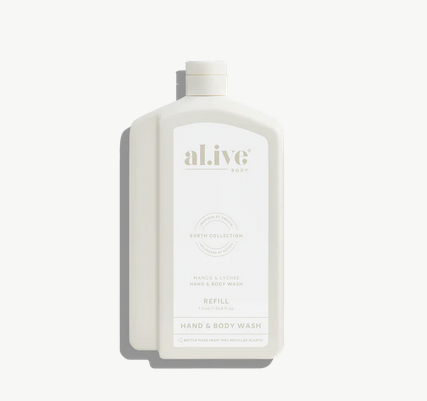 Al.ive 1L Wash Refill - Mango & Lychee