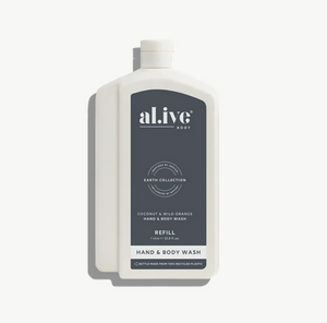 Al.ive 1L Wash Refill - Coconut & Wild Orange