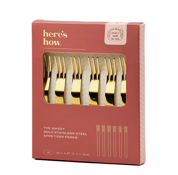 Here's How Wazzy Appetizer Forks