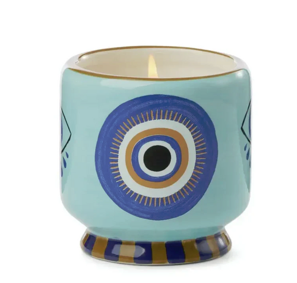 Paddywax Adopo 226g Eye Ceramic Candle - Incense & Smoke Boxed