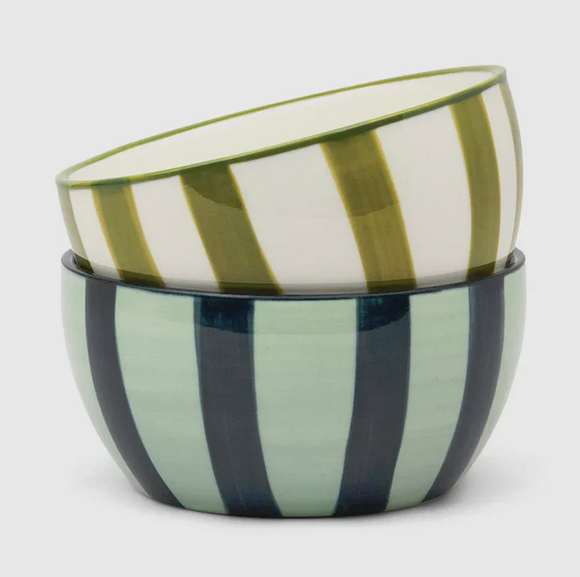 Here's How Bella Dipping Bowls - Green & Blue (set of 2)