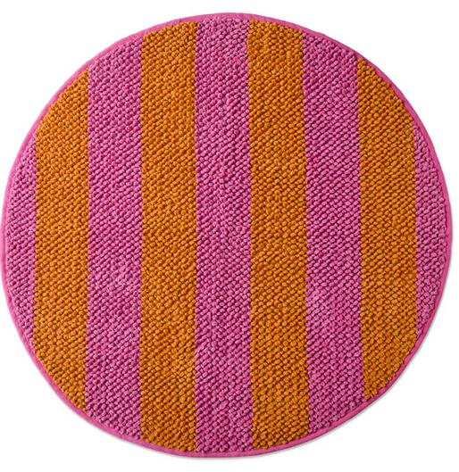 KIP & CO Fun Times Stripe Round Bath Mat