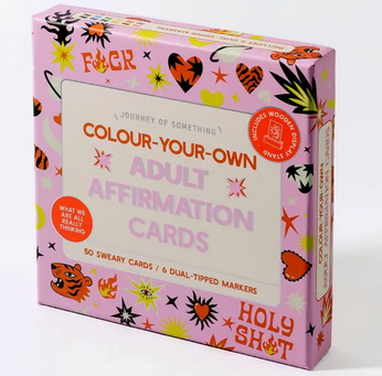 Journey of Something- Colour Your Own Adult Affirmation Cards