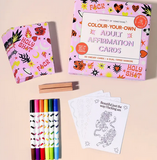 Journey of Something- Colour Your Own Adult Affirmation Cards
