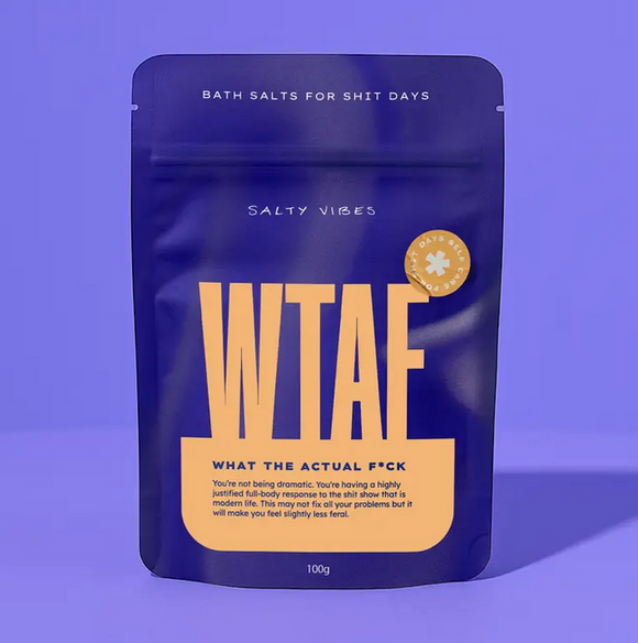 Salty Vibes- Bath Salts | What the Actual Fuck 100g