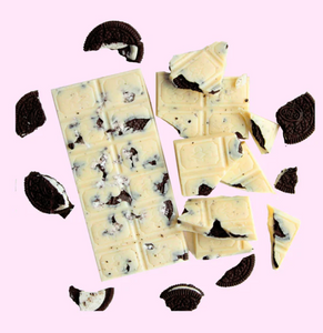 Freckleberry - Cookies and Cream White Chocolate Block