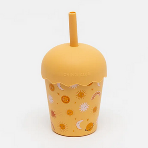 Chino Club Suns Orange Mini Smoothie Cup & Straw 200ml
