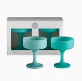 Porter Green Pavone | Mecc| Silicone Unbreakable Cocktail Glasses