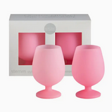 Porter Green Petalo | Stemm | Silicone Unbreakable Wine Glasses