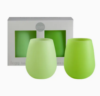 Porter Green Lime | Fegg | Silicone Unbreakable Glasses