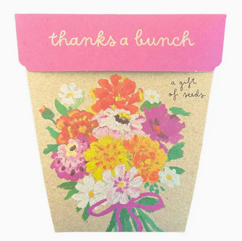Sow 'n Sow Thanks A Bunch Gift of Seeds
