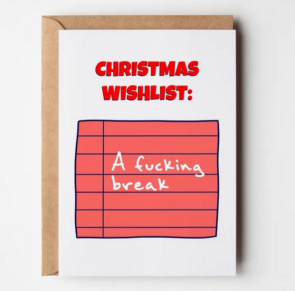 Greeting Card- Christmas Wish List