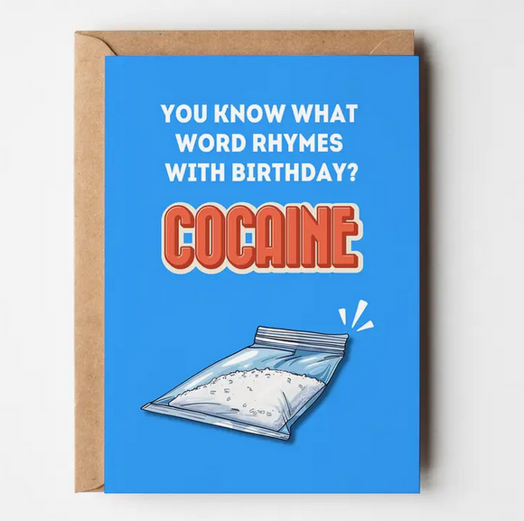 Greeting Card- Inappropriate Birthday