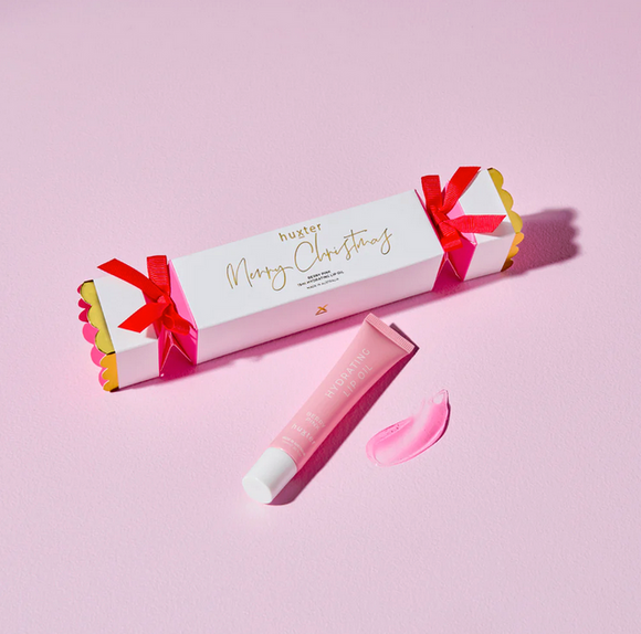 Huxter Hydrating Lip Oil Bon Bon 15ml – Pomegranate & Blackcurrant