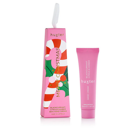 Huxter Hanging Hand Cream– Blackcurrant, Citrus & Amber