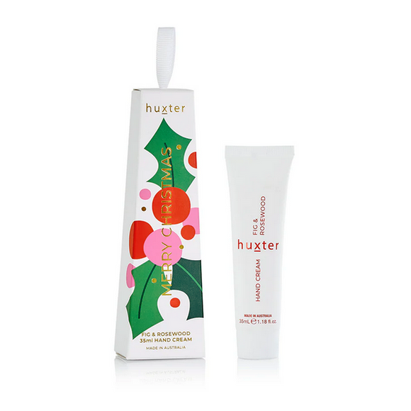 Huxter Hanging Hand Cream– Fig & Rosewood