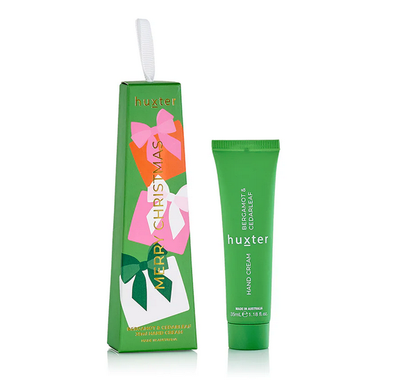 Huxter Hanging Hand Cream 35ml – Bergamot & Cedarleaf